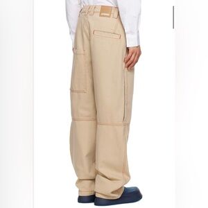 *SOLD* Jacquemus Beige Le Raphia 'Le de Nîmes' Cargo Pants